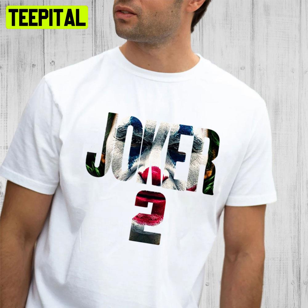 Joker 2 Art Text Unisex T-Shirt Joker 2 Art Text Unisex T-Shirt