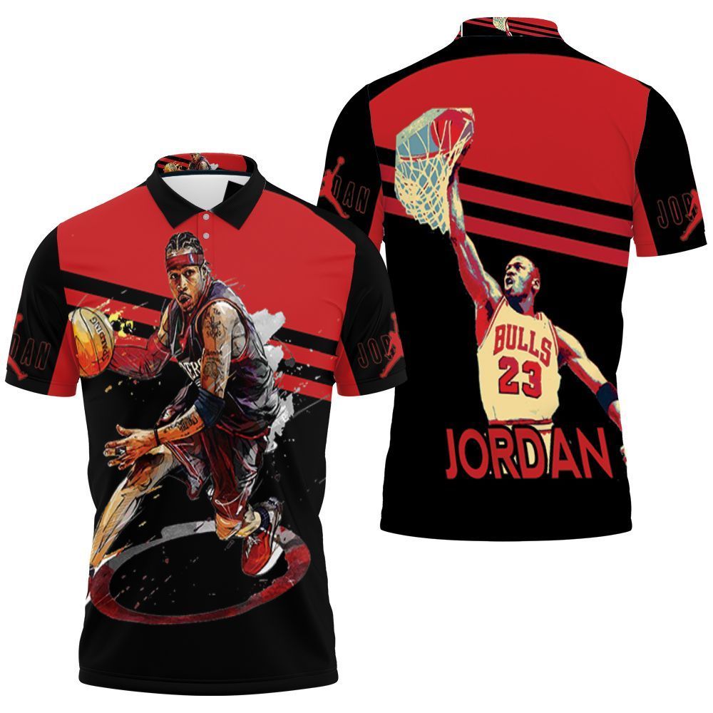Jordan 23 Chicago Bulls 3d Polo Shirt Jersey All Over Print Shirt 3d T-shirt Jordan 23 Chicago Bulls 3d Polo Shirt Jersey All Over Print Shirt 3d T-shirt