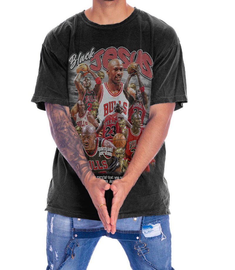 Jordan Black Jesus Basketball Mj Merch Champion Unisex T-Shirt Jordan Black Jesus Basketball Mj Merch Champion Unisex T-Shirt