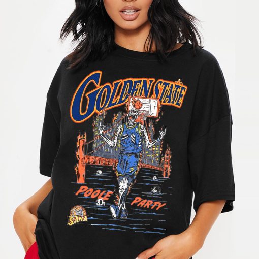 Jordan Poole Vintage 90s Style Poole Party Skullcap Unisex T-Shirt