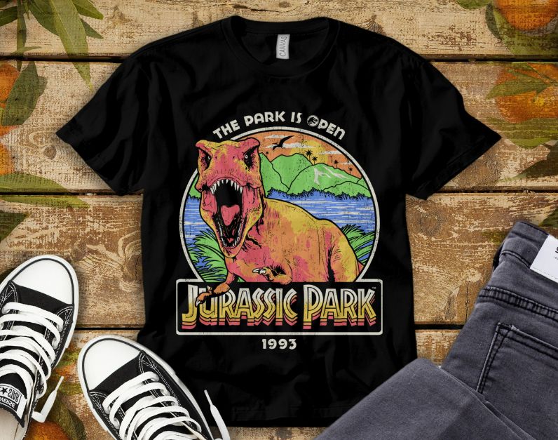 Jurassic Park 1993 The Park Is Open Jurassic Park Logo Jurassic World Dominion Unisex Adult Shirt Jurassic Park 1993 The Park Is Open Jurassic Park Logo Jurassic World Dominion Unisex Adult Shirt