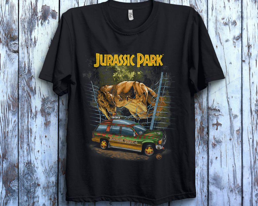 Jurassic Park Vintage T-Rex Break Out Graphic Jurassic World Dominion Unisex T-Shirt Jurassic Park Vintage T-Rex Break Out Graphic Jurassic World Dominion Unisex T-Shirt