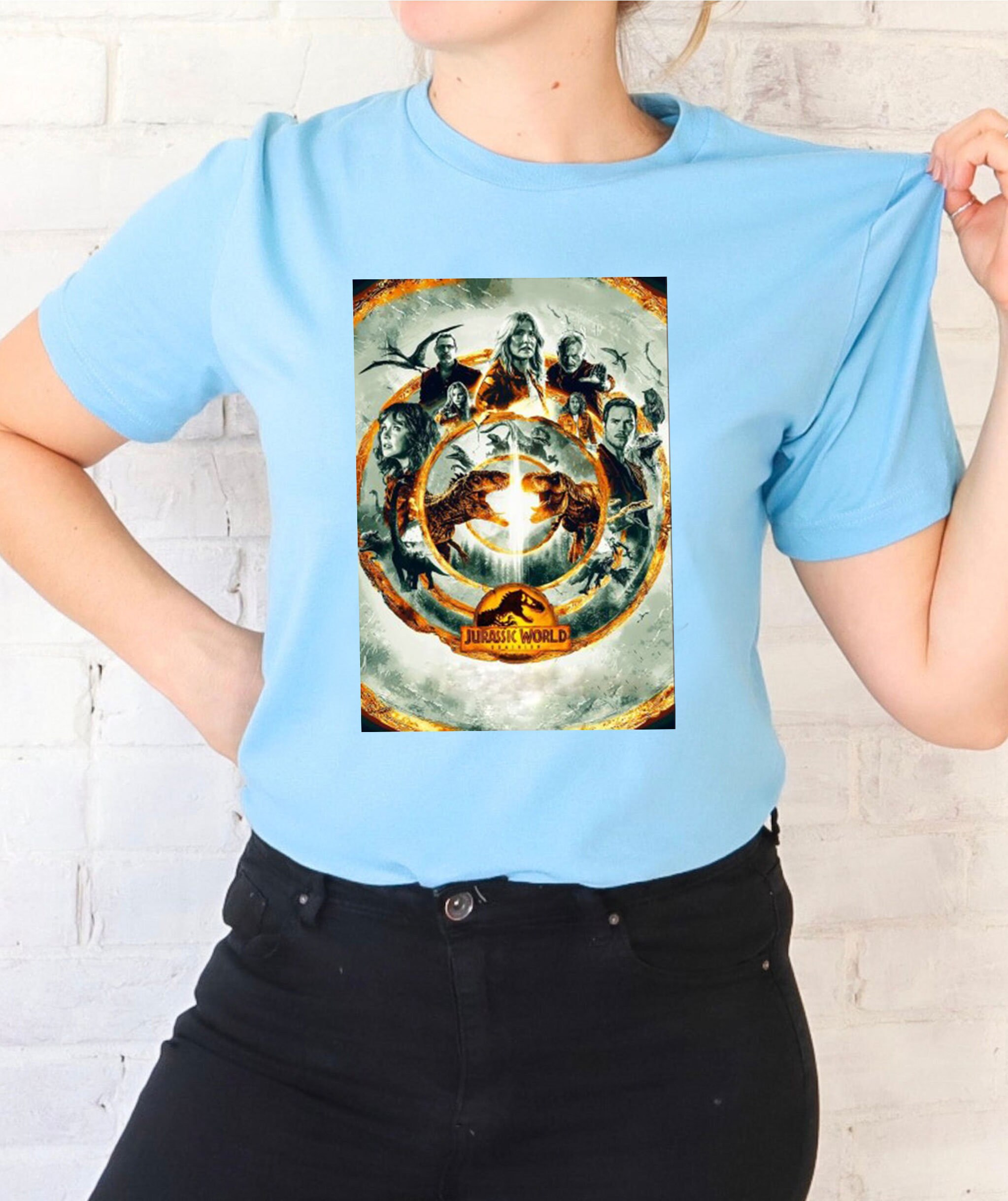 Jurassic World Dominion Trex Art Movie Unisex T-Shirt Jurassic World Dominion Trex Art Movie Unisex T-Shirt