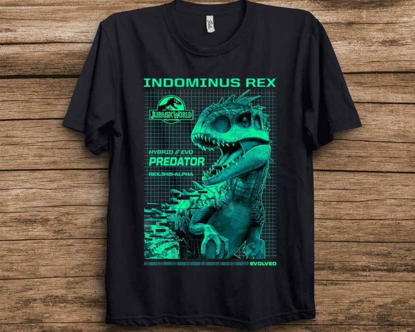 Jurassic World Indominus Rex Hybrid Predator Graphic T-Shirt Jurassic World Indominus Rex Hybrid Predator Graphic T-Shirt