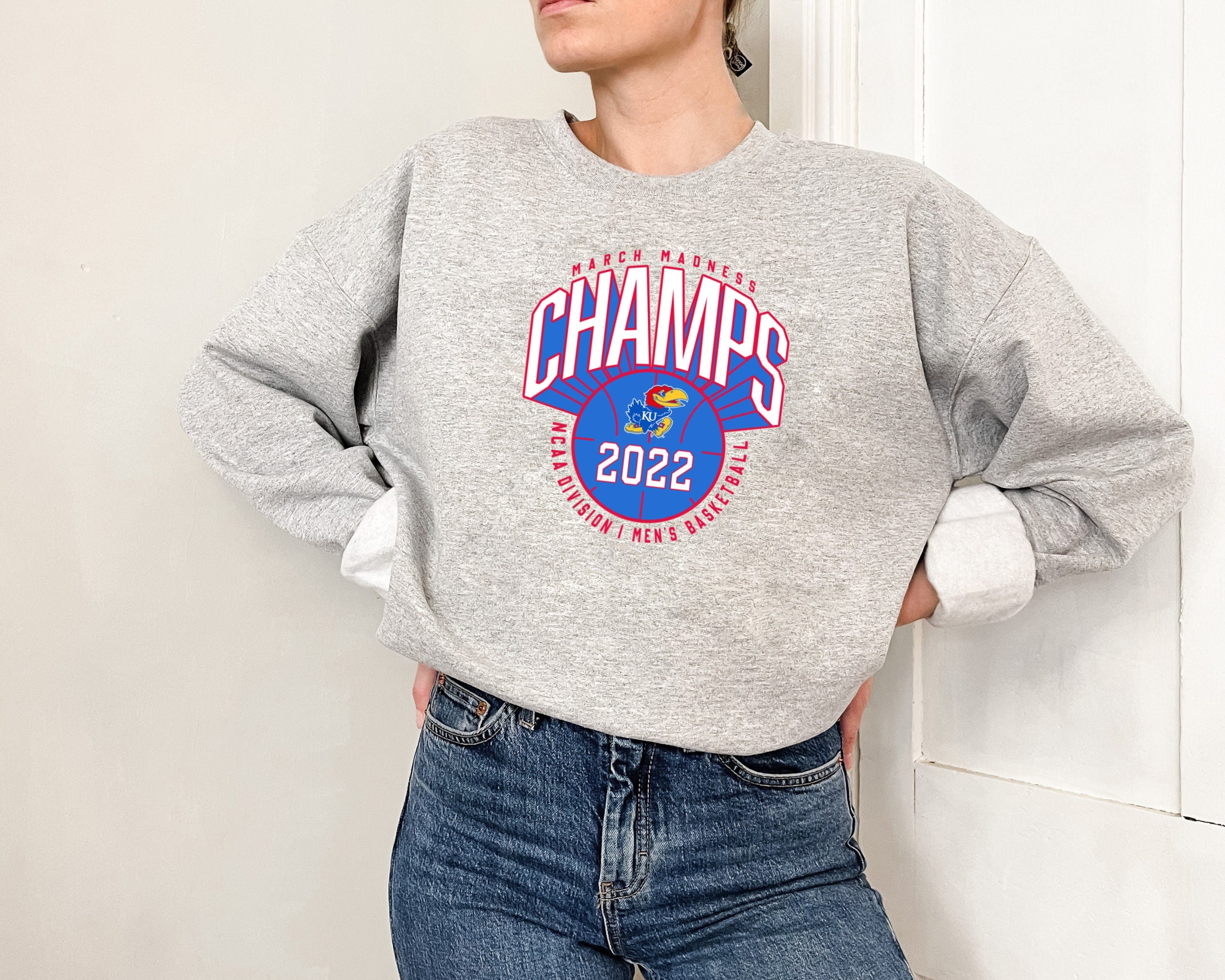 Kansas Jayhawks 2022 March Madness Champs Unisex Sweatshirt Kansas Jayhawks 2022 March Madness Champs Unisex Sweatshirt