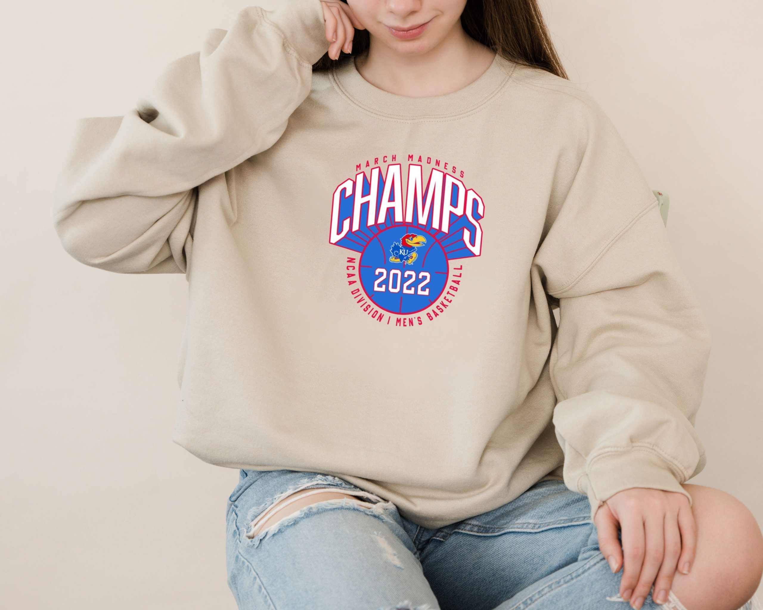 Kansas Jayhawks 2022 March Madness Champs Unisex Sweatshirt Kansas Jayhawks 2022 March Madness Champs Unisex Sweatshirt