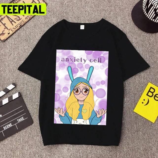 Kawaii Anxiety Cell Yumis Cells Unisex T-Shirt Kawaii Anxiety Cell Yumis Cells Unisex T-Shirt