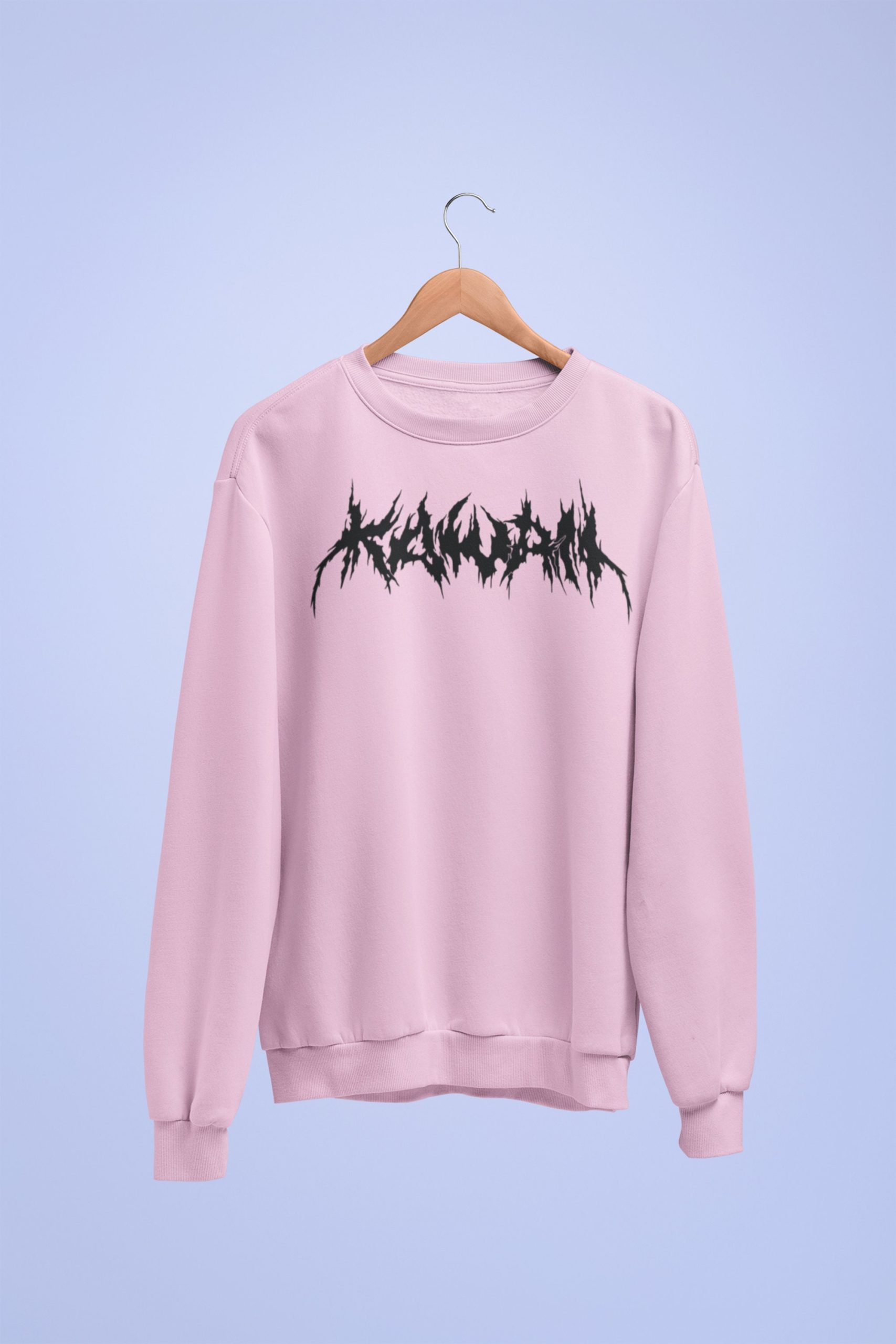Kawaii Black, Death Metal Pastel Goth Unisex Sweatshirt Kawaii Black, Death Metal Pastel Goth Unisex Sweatshirt