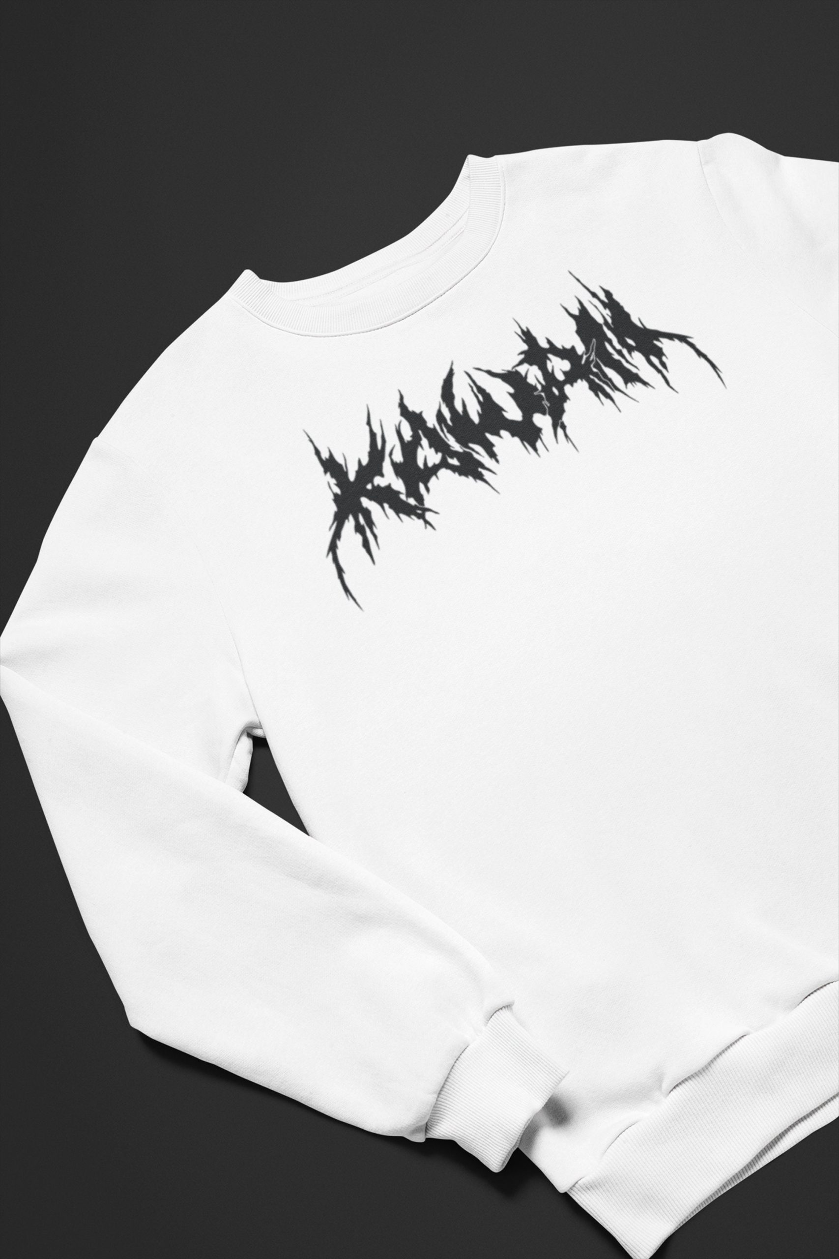 Kawaii Black, Death Metal Pastel Goth Unisex Sweatshirt Kawaii Black, Death Metal Pastel Goth Unisex Sweatshirt