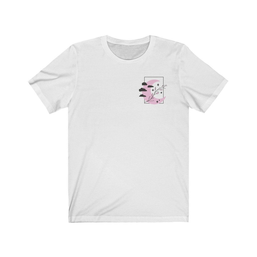 Kawaii Cute Pink Moon Witchy Unisex T-Shirt Kawaii Cute Pink Moon Witchy Unisex T-Shirt