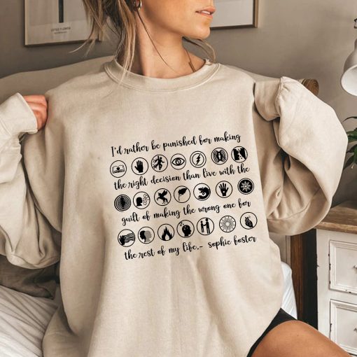 Keeper Of The Lost Cities Quote Foxfire Academy Unisex Sweatshirt