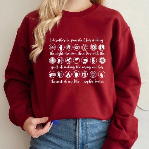 Keeper Of The Lost Cities Quote Foxfire Academy Unisex Sweatshirt
