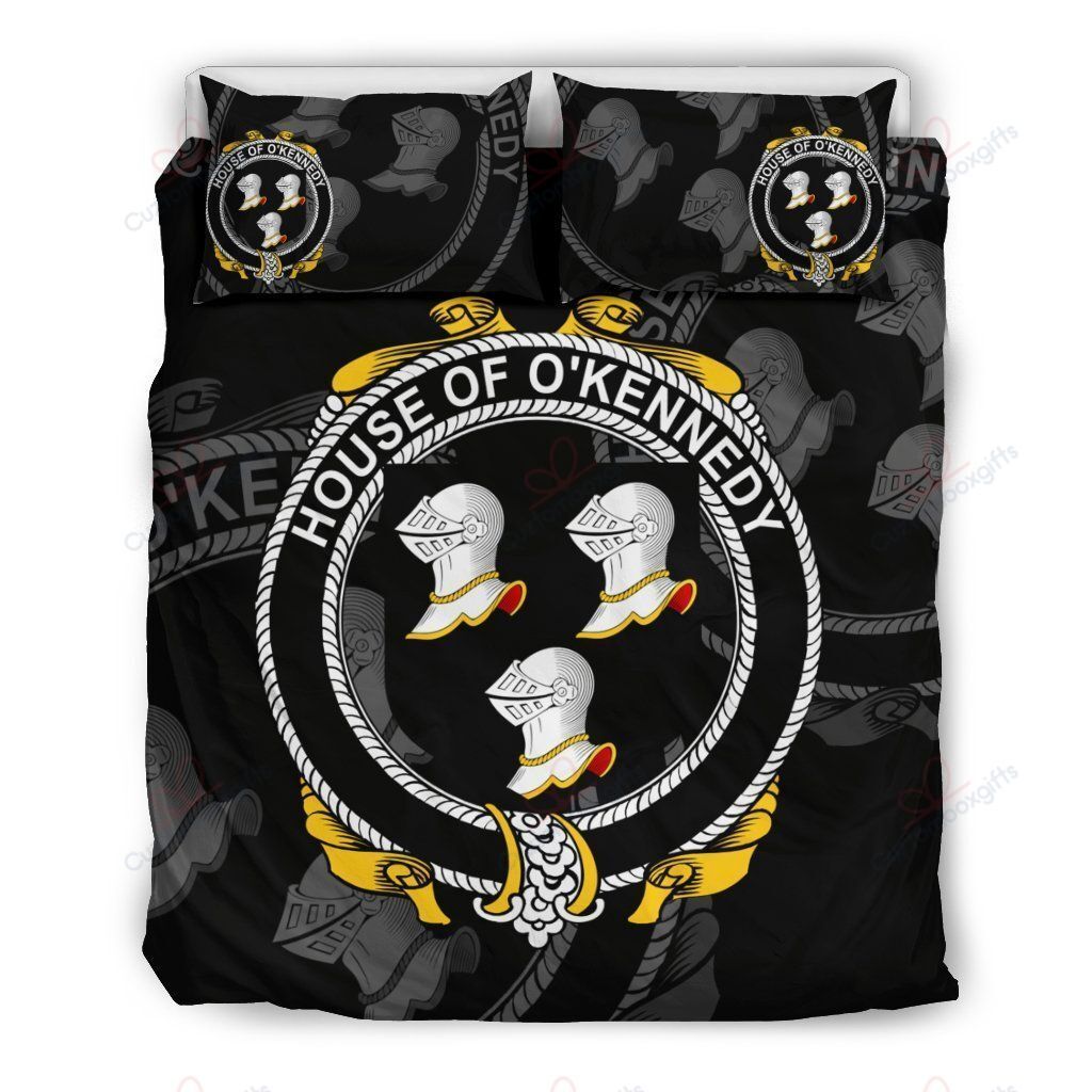 Kennedy Family Crest Shamrock Bedding Set Kennedy Family Crest Shamrock Bedding Set