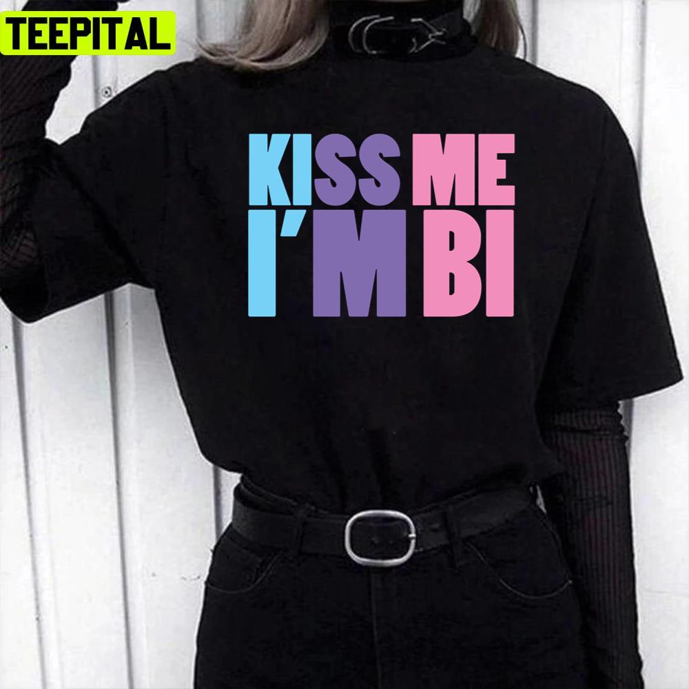 Kiss Me Pride Month Lgbtq+ Support Unisex T-Shirt Kiss Me Pride Month Lgbtq+ Support Unisex T-Shirt