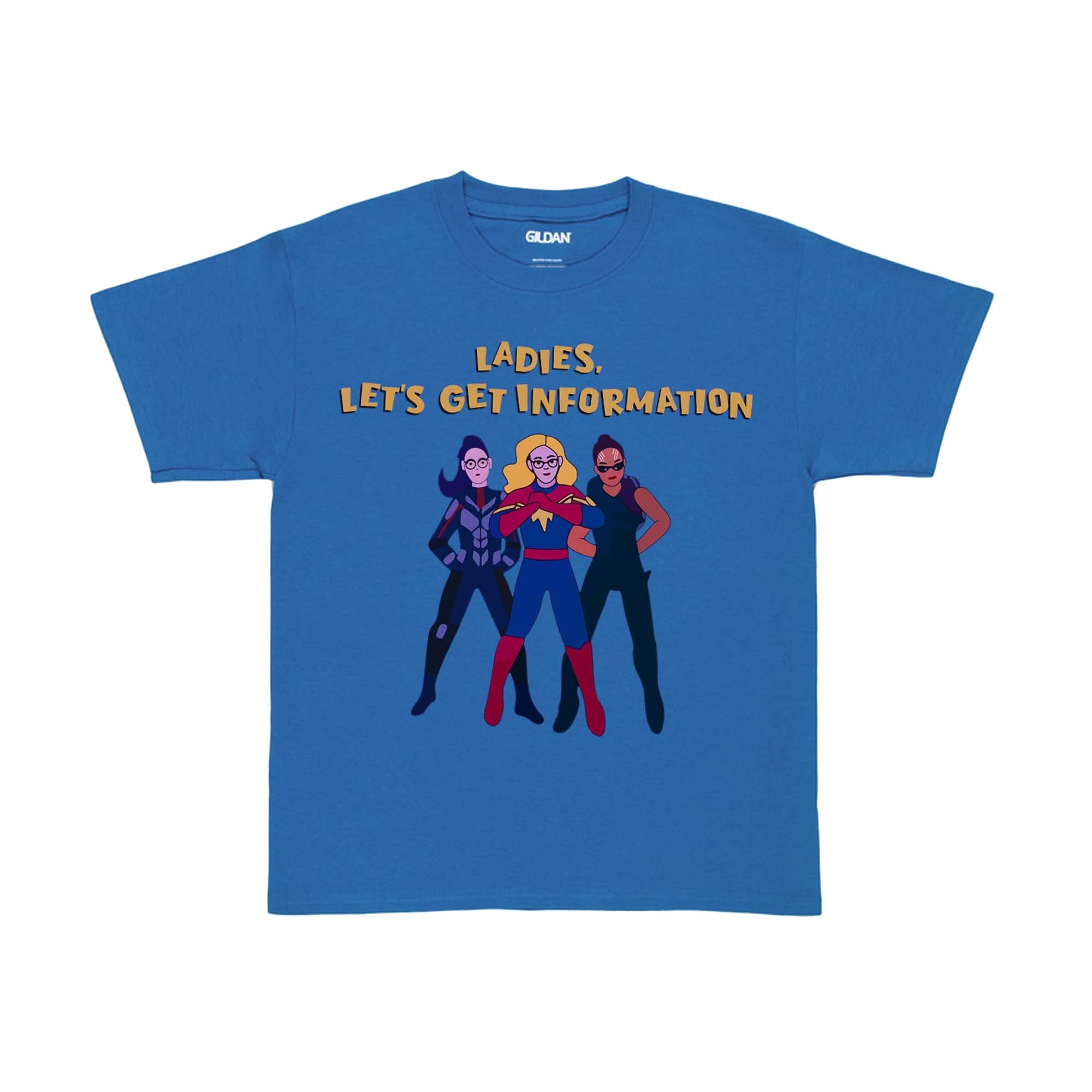 Ladies Let's Get Information Ms Marvel Unisex T-Shirt Ladies Let's Get Information Ms Marvel Unisex T-Shirt
