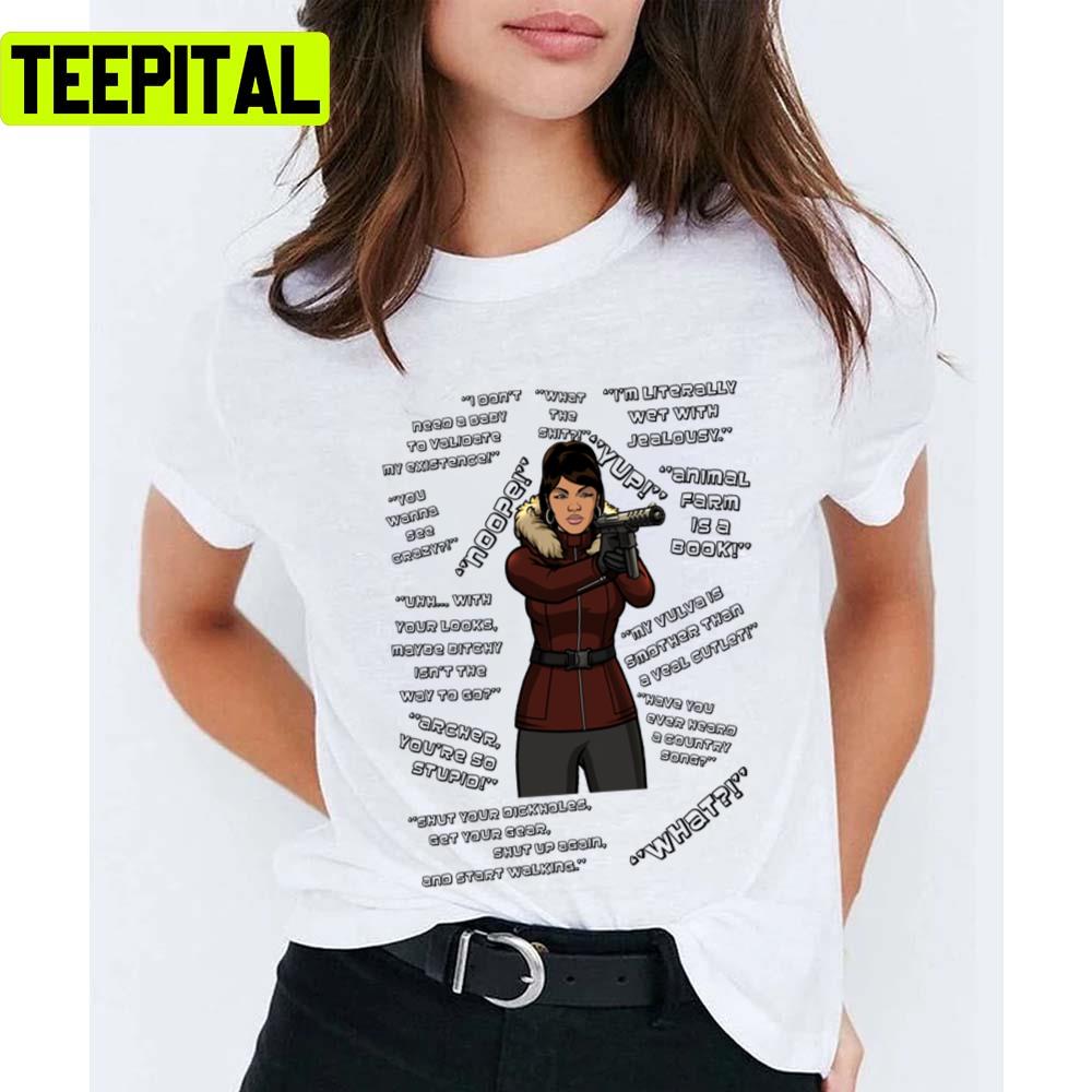 Lana Kane Quotes Fx Season 11 Archer Tv Show Unisex T-Shirt Lana Kane Quotes Fx Season 11 Archer Tv Show Unisex T-Shirt