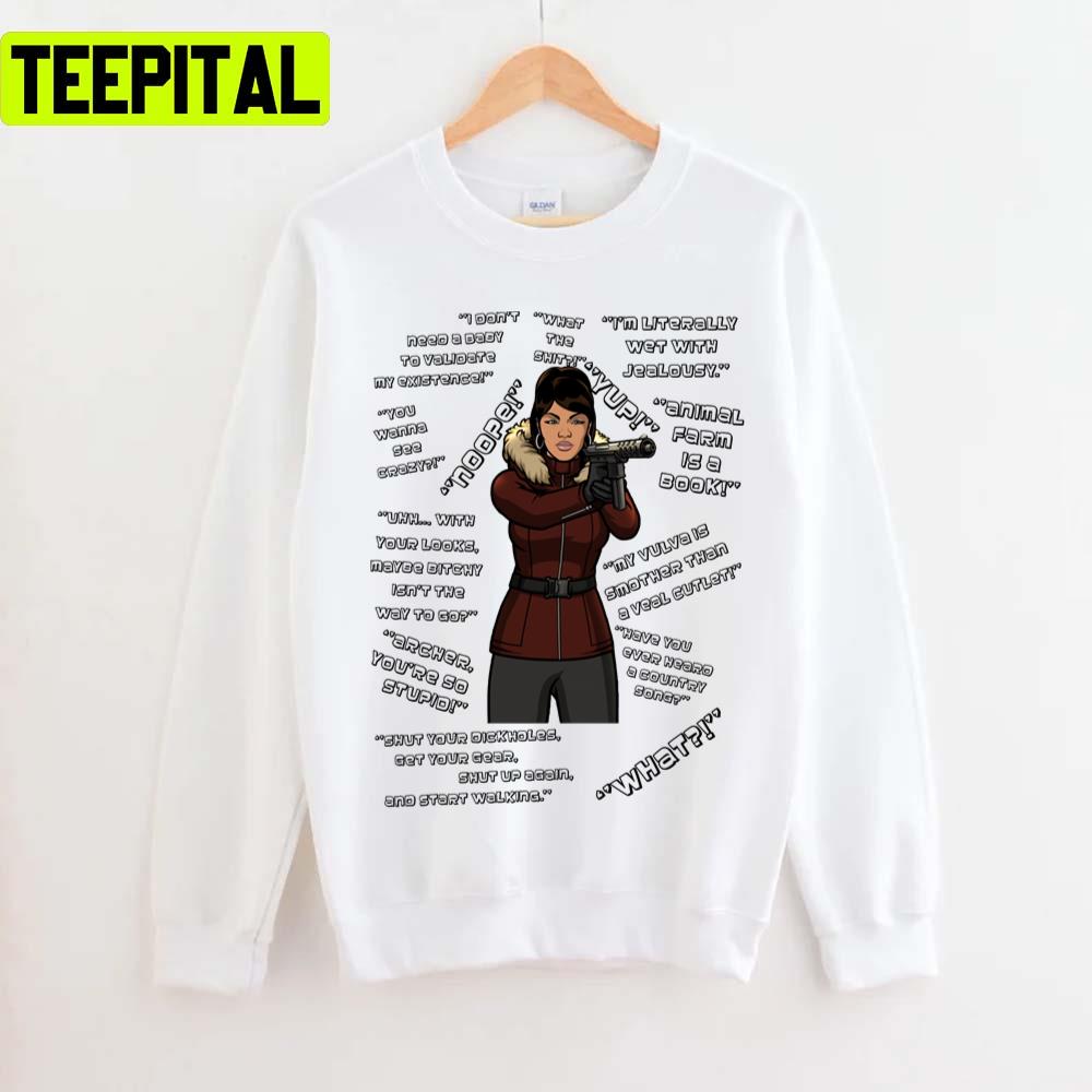 Lana Kane Quotes Fx Season 11 Archer Tv Show Unisex T-Shirt Lana Kane Quotes Fx Season 11 Archer Tv Show Unisex T-Shirt