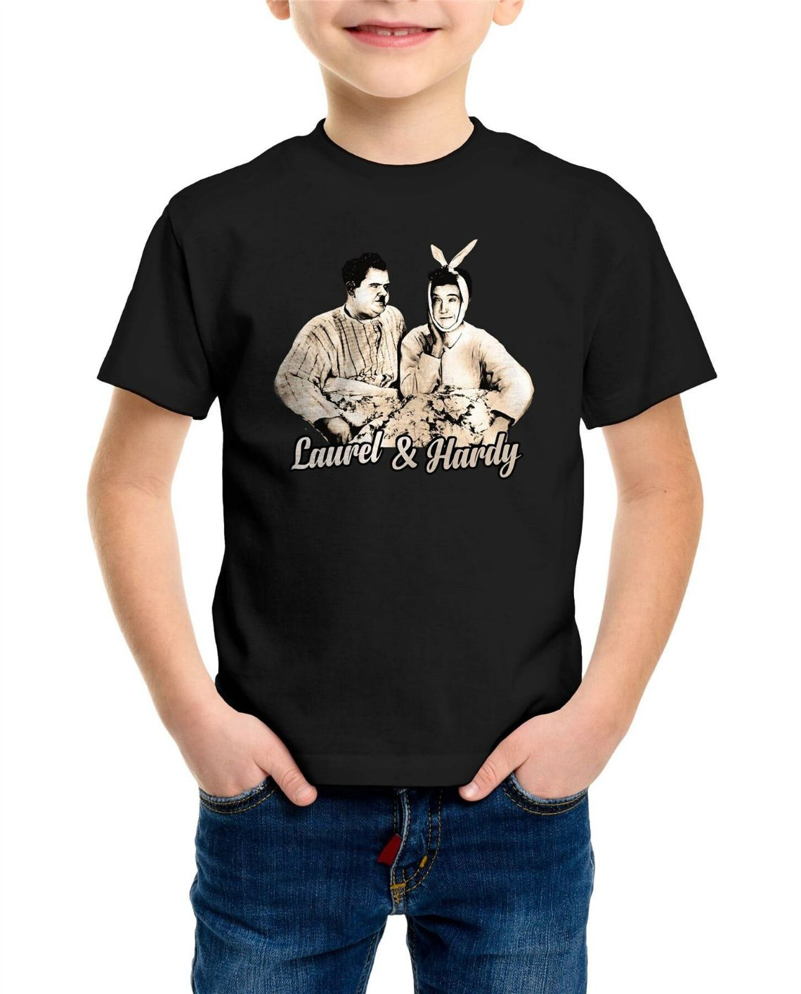 Laurel Hardy Classic Childrens Unisex T-Shirt Laurel Hardy Classic Childrens Unisex T-Shirt