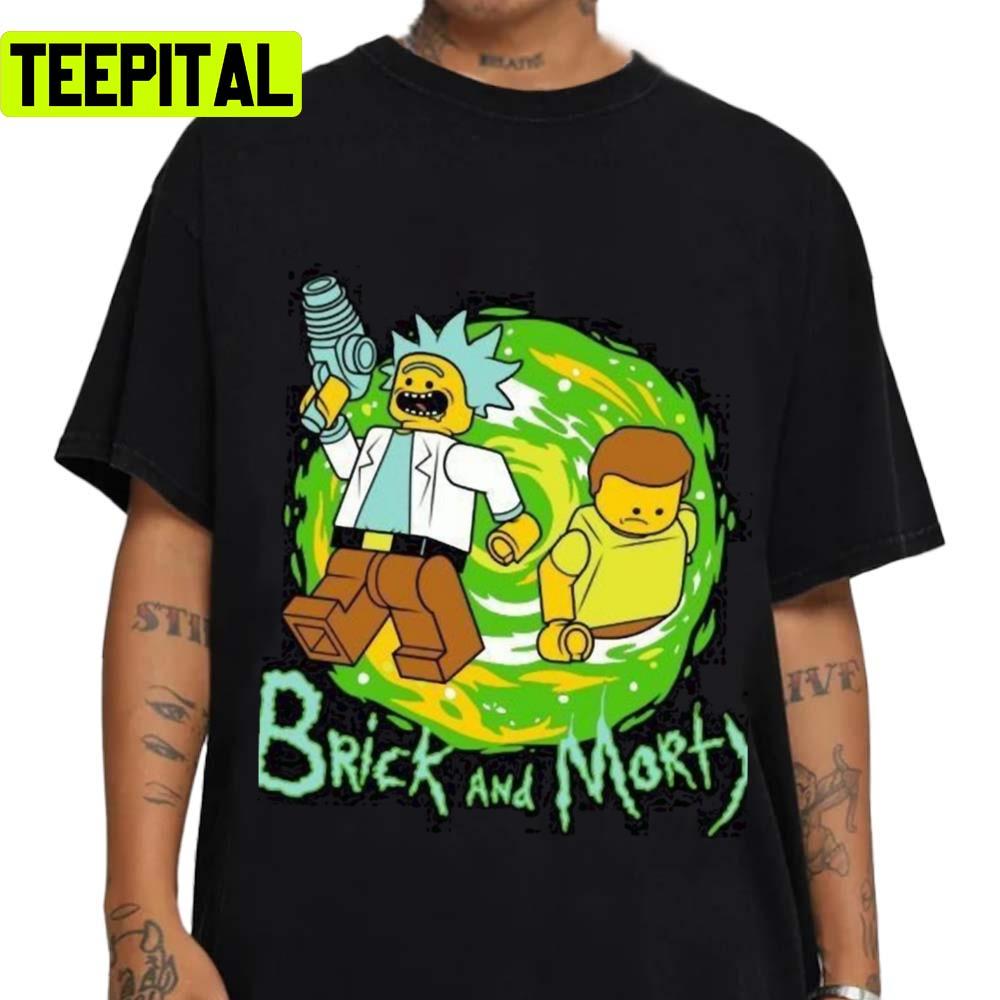 Lego Version Of Rick And Morty Unisex T-Shirt Lego Version Of Rick And Morty Unisex T-Shirt