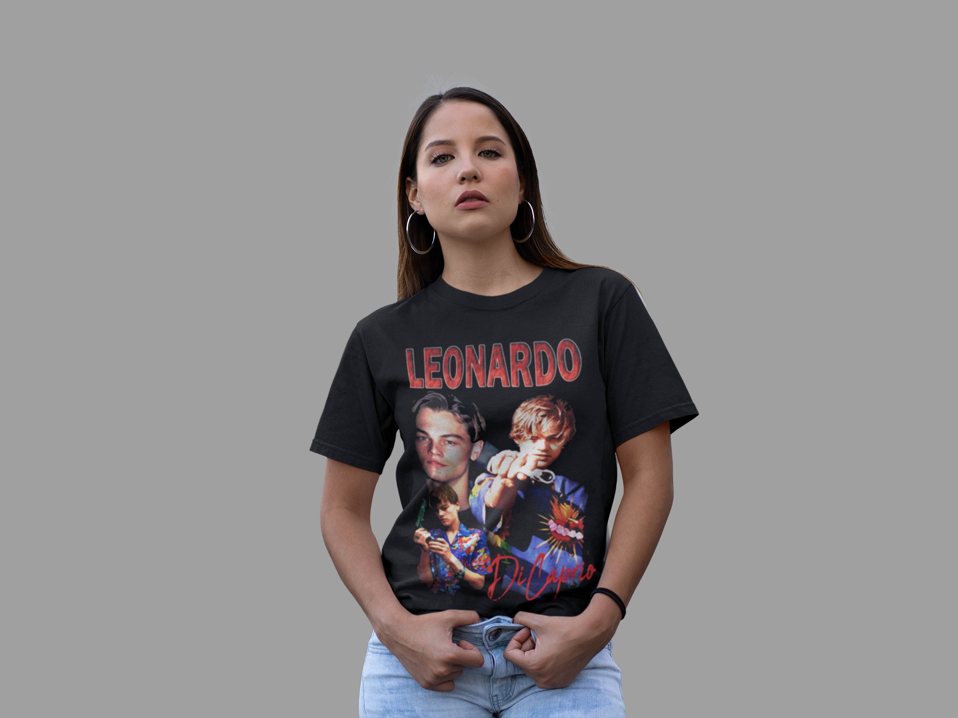 Leonardo Dicaprio Graphic 1998 Titanic 90s Movie Unisex T-Shirt Leonardo Dicaprio Graphic 1998 Titanic 90s Movie Unisex T-Shirt
