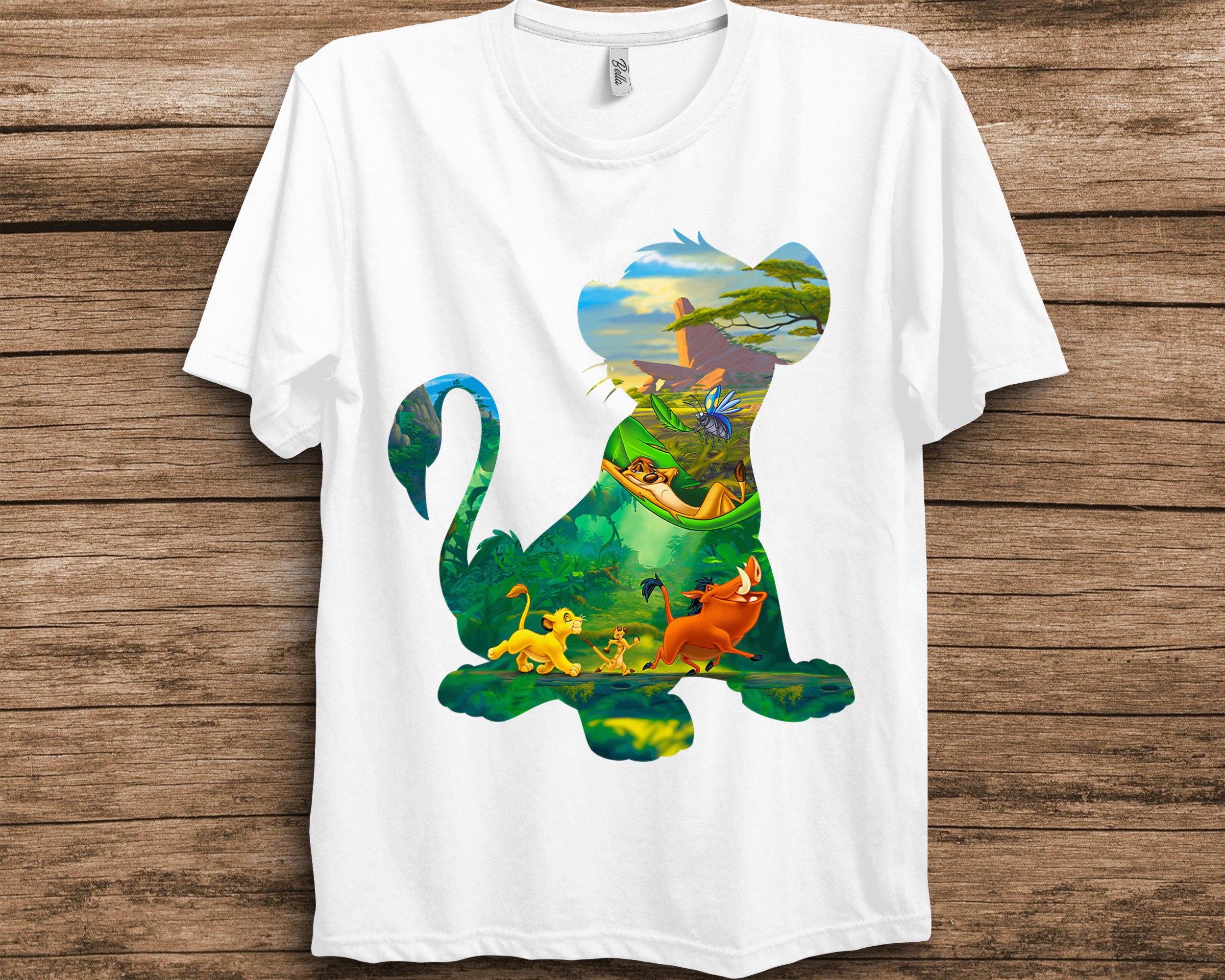 Lion King Simba Silhouette Graphic Disney Unisex T-Shirt Lion King Simba Silhouette Graphic Disney Unisex T-Shirt