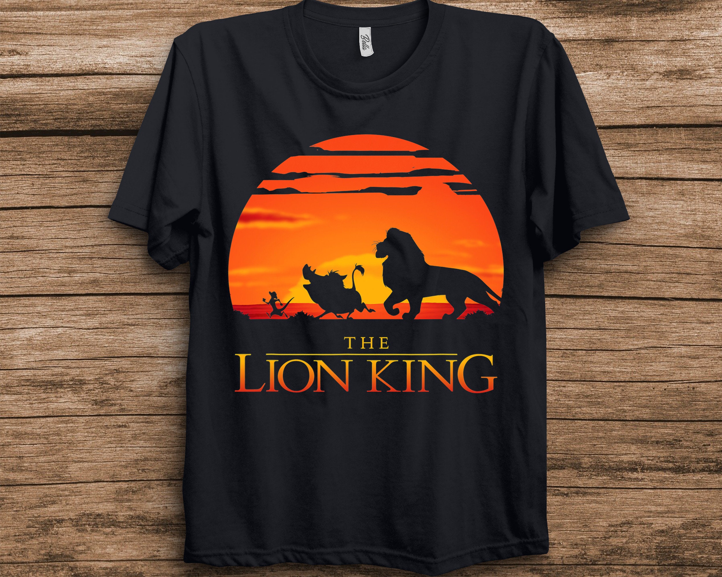 Lion King Sunset Walk Disney Unisex T-Shirt Lion King Sunset Walk Disney Unisex T-Shirt