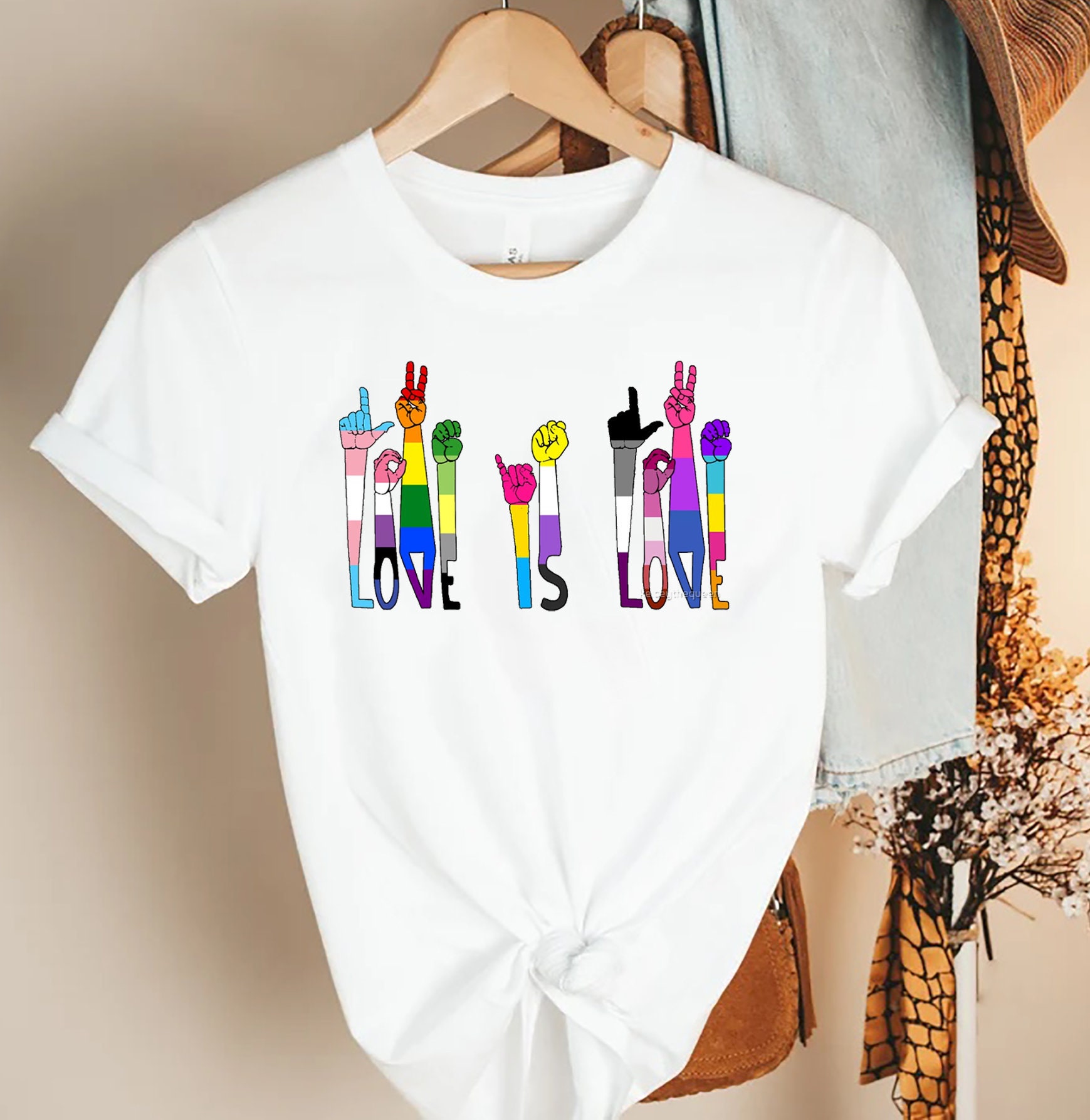 Love Is Love Lgbt Lgbqt Pride Month Rainbow Love Is Love Unisex T-Shirt Love Is Love Lgbt Lgbqt Pride Month Rainbow Love Is Love Unisex T-Shirt