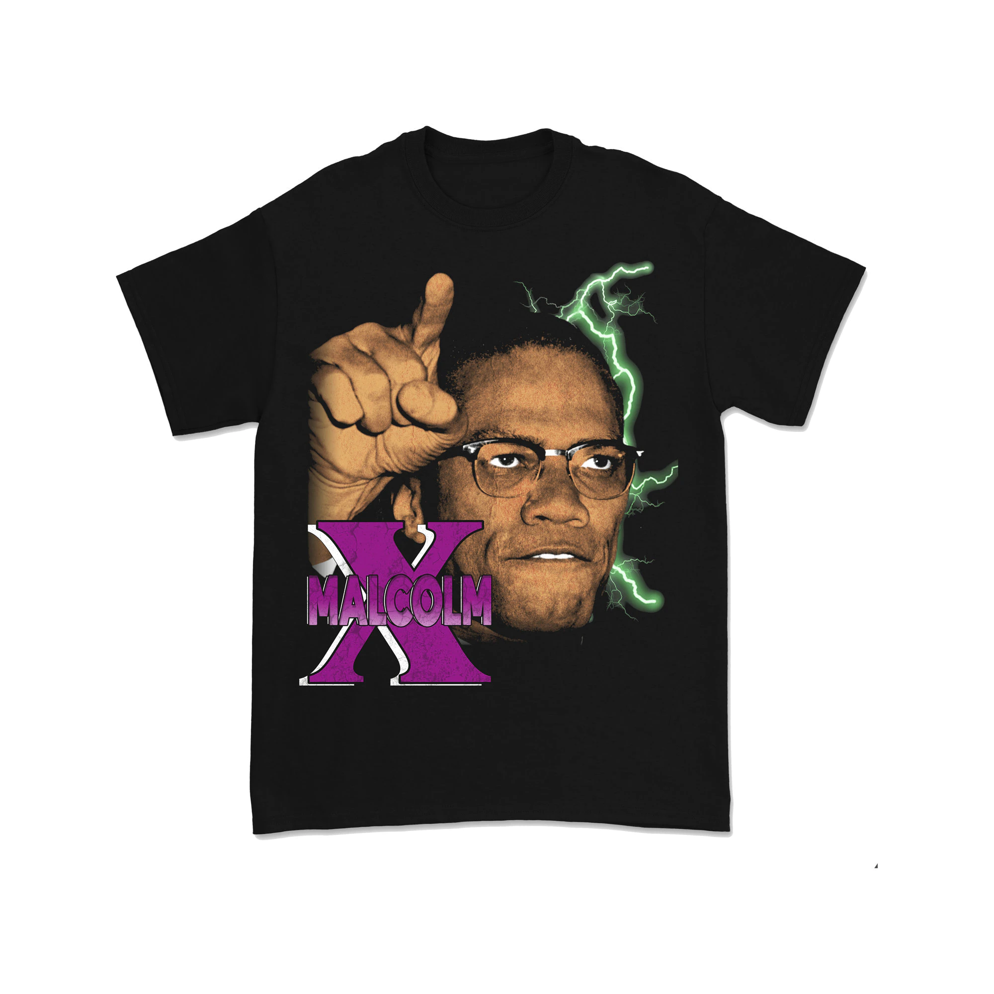 Malcolm X 90's Bootleg Vintage Style Unisex T-Shirt Malcolm X 90's Bootleg Vintage Style Unisex T-Shirt