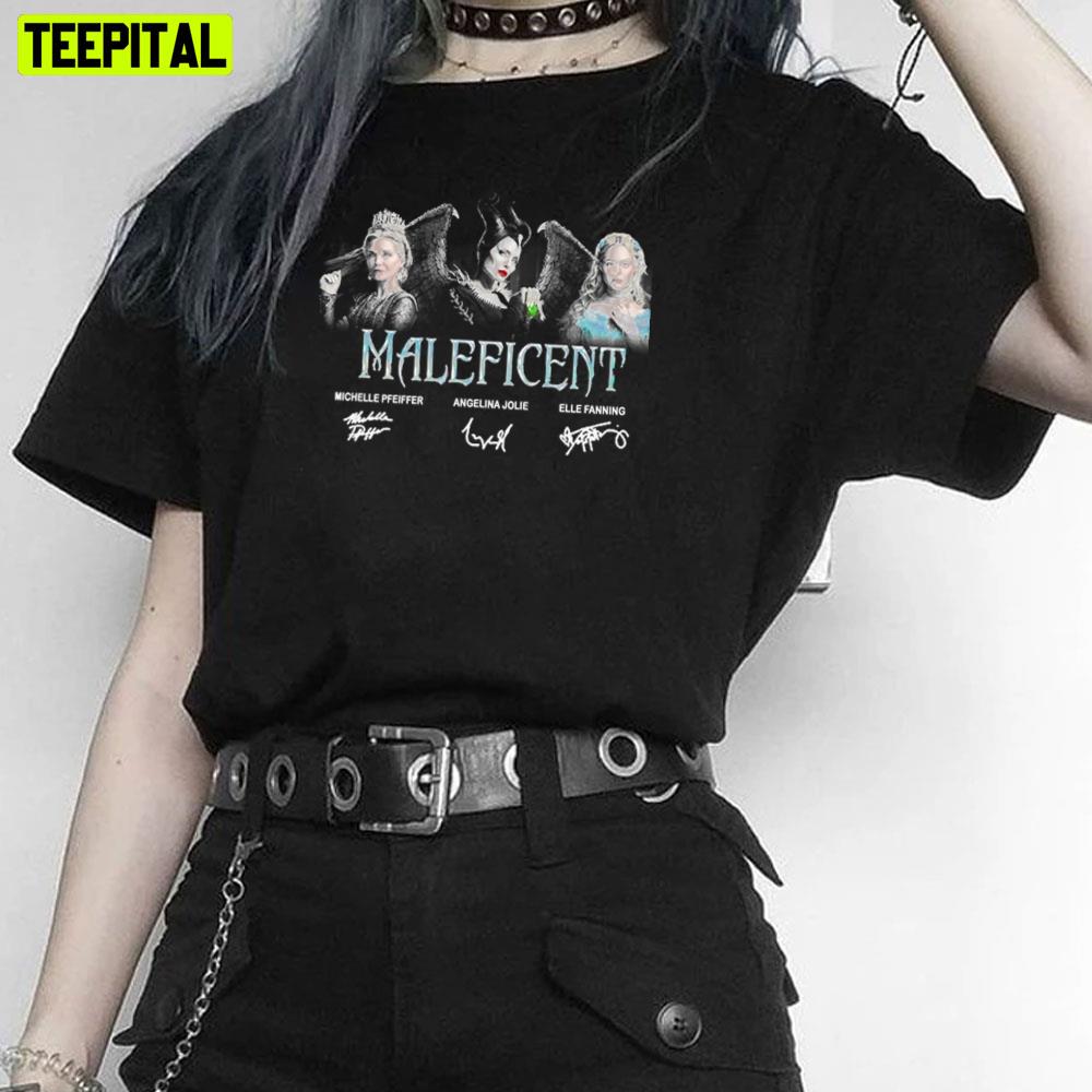 Maleficent Signature Mistress Of Evil Unisex T-Shirt Maleficent Signature Mistress Of Evil Unisex T-Shirt