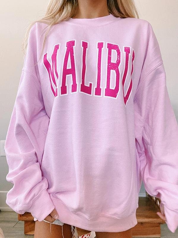 Malibu Pink Art Unisex Sweatshirt Malibu Pink Art Unisex Sweatshirt
