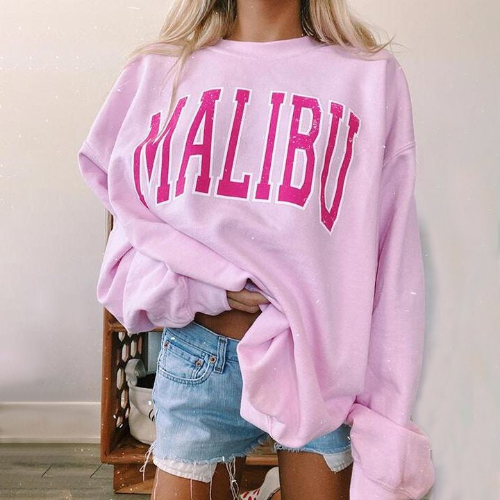 Malibu Pink Art Unisex Sweatshirt Malibu Pink Art Unisex Sweatshirt