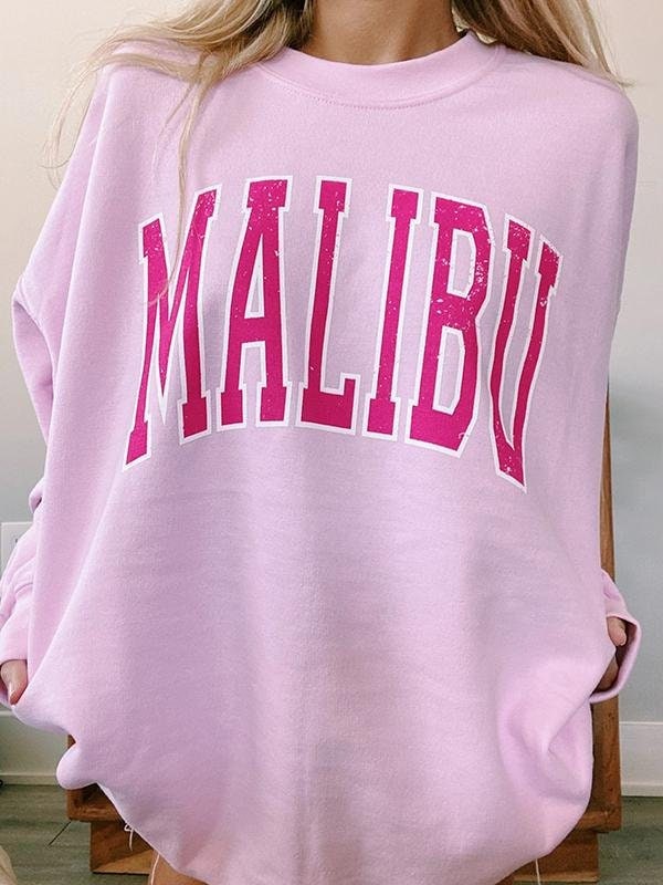 Malibu Pink Art Unisex Sweatshirt Malibu Pink Art Unisex Sweatshirt