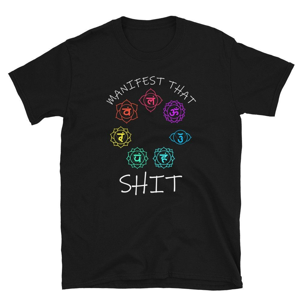 Manifest That Shit Spiritual Symbols Unisex T-Shirt Manifest That Shit Spiritual Symbols Unisex T-Shirt