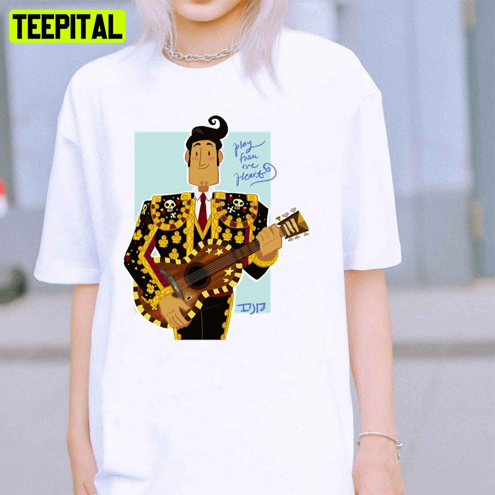 Manolo Play From The Heart The Book Of Life Movie Unisex T-Shirt Manolo Play From The Heart The Book Of Life Movie Unisex T-Shirt
