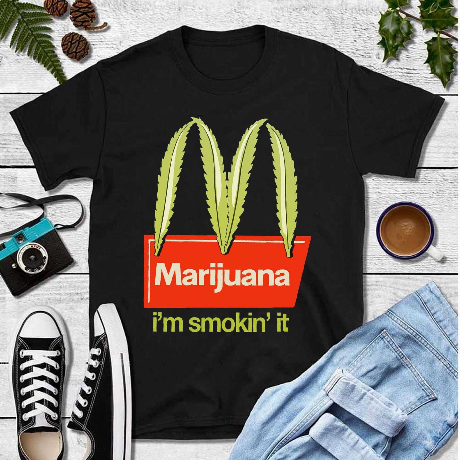 Marijuana I'm Smokin' It Weed Leaf Cannabis 420 Unisex T-Shirt Marijuana I'm Smokin' It Weed Leaf Cannabis 420 Unisex T-Shirt