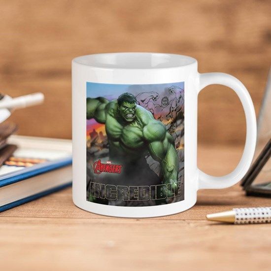 Marvel Avengers Incredible Hulk Premium Sublime Ceramic Coffee Mug White Marvel Avengers Incredible Hulk Premium Sublime Ceramic Coffee Mug White