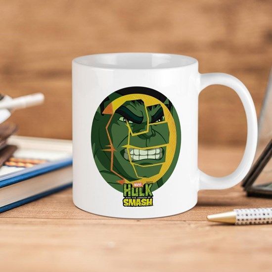 Marvel Comics Hulk Smash Premium Sublime Ceramic Coffee Mug White Marvel Comics Hulk Smash Premium Sublime Ceramic Coffee Mug White