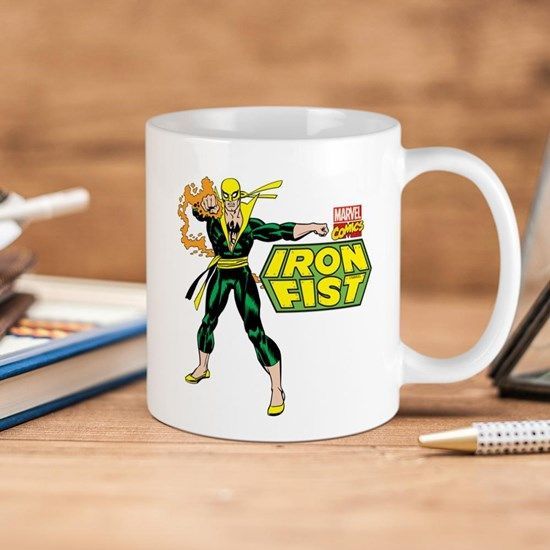 Marvel Comics Iron Fist Premium Sublime Ceramic Coffee Mug White Marvel Comics Iron Fist Premium Sublime Ceramic Coffee Mug White