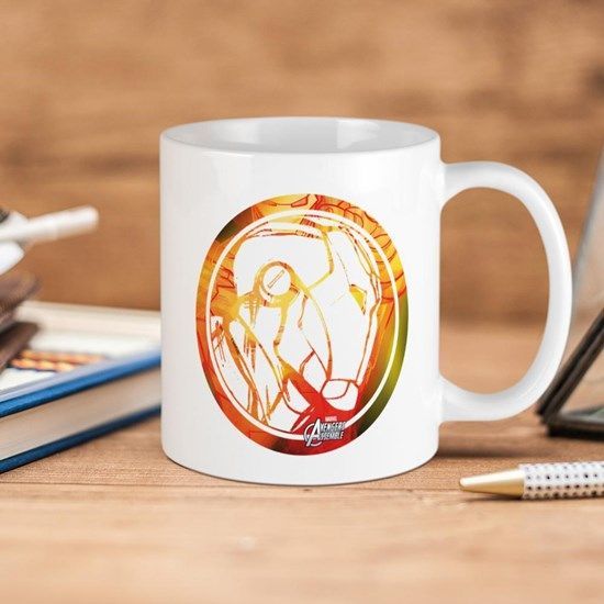 Marvel Comics Iron Man Circle Avengers Assemble Premium Sublime Ceramic Coffee Mug White Marvel Comics Iron Man Circle Avengers Assemble Premium Sublime Ceramic Coffee Mug White