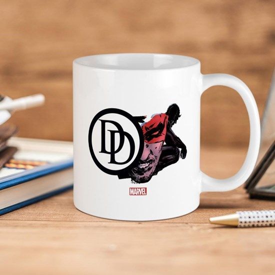 Marvel Daredevil Icon Premium Sublime Ceramic Coffee Mug White Marvel Daredevil Icon Premium Sublime Ceramic Coffee Mug White
