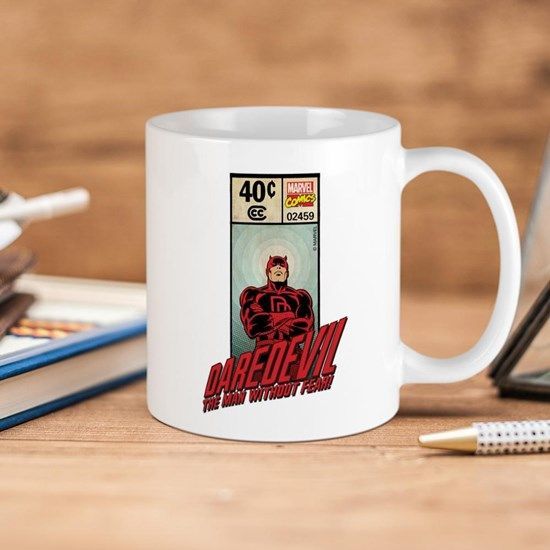 Marvel Daredevil Masthead The Man Without Fear Premium Sublime Ceramic Coffee Mug White Marvel Daredevil Masthead The Man Without Fear Premium Sublime Ceramic Coffee Mug White