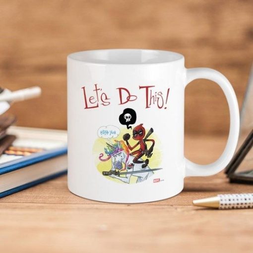 Marvel Deedpool Let’s Do This Premium Sublime Ceramic Coffee Mug White