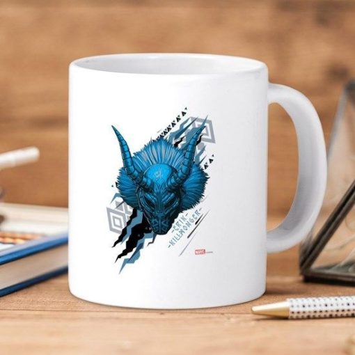 Marvel Erik Killmonger Premium Sublime Ceramic Coffee Mug White