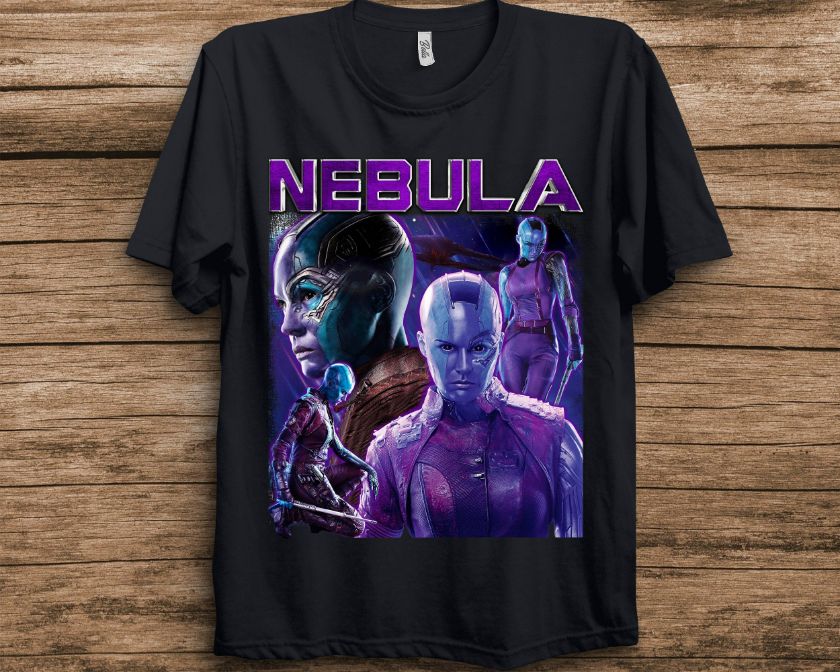 Marvel Guardians Of The Galaxy Nebula Portrait Gamora Unisex T-Shirt Marvel Guardians Of The Galaxy Nebula Portrait Gamora Unisex T-Shirt