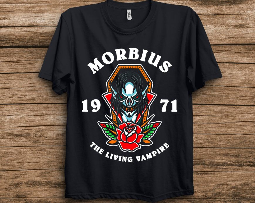 Marvel Morbius The Living Vampire 1971 T-Shirt Marvel Morbius The Living Vampire 1971 T-Shirt