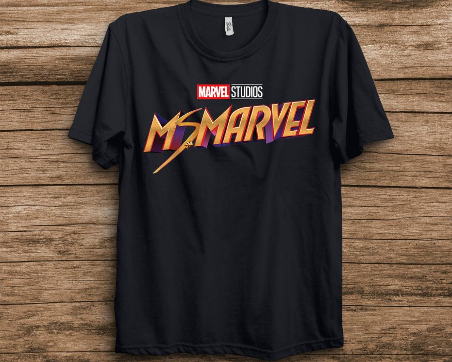 Marvel Ms Marvel TV Series Logo Kamala Khan T-Shirt Marvel Ms Marvel TV Series Logo Kamala Khan T-Shirt