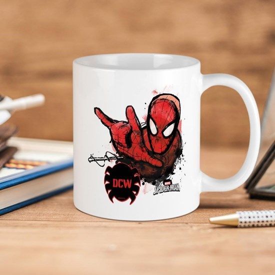 Marvel Spider Man Monogram Premium Sublime Ceramic Coffee Mug White Marvel Spider Man Monogram Premium Sublime Ceramic Coffee Mug White