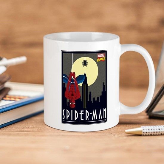 Marvel Spiderman Moonlight Premium Sublime Ceramic Coffee Mug White Marvel Spiderman Moonlight Premium Sublime Ceramic Coffee Mug White