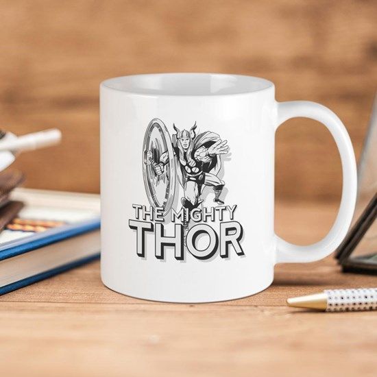 Marvel The Mighty Thor Premium Sublime Ceramic Coffee Mug White Marvel The Mighty Thor Premium Sublime Ceramic Coffee Mug White