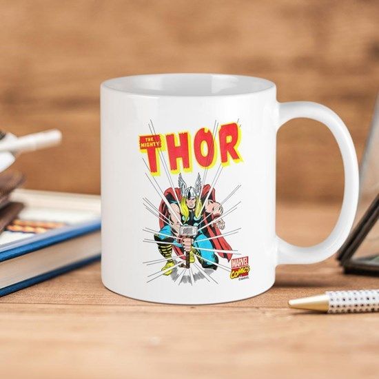 Marvel Thor Slam Premium Sublime Ceramic Coffee Mug White Marvel Thor Slam Premium Sublime Ceramic Coffee Mug White